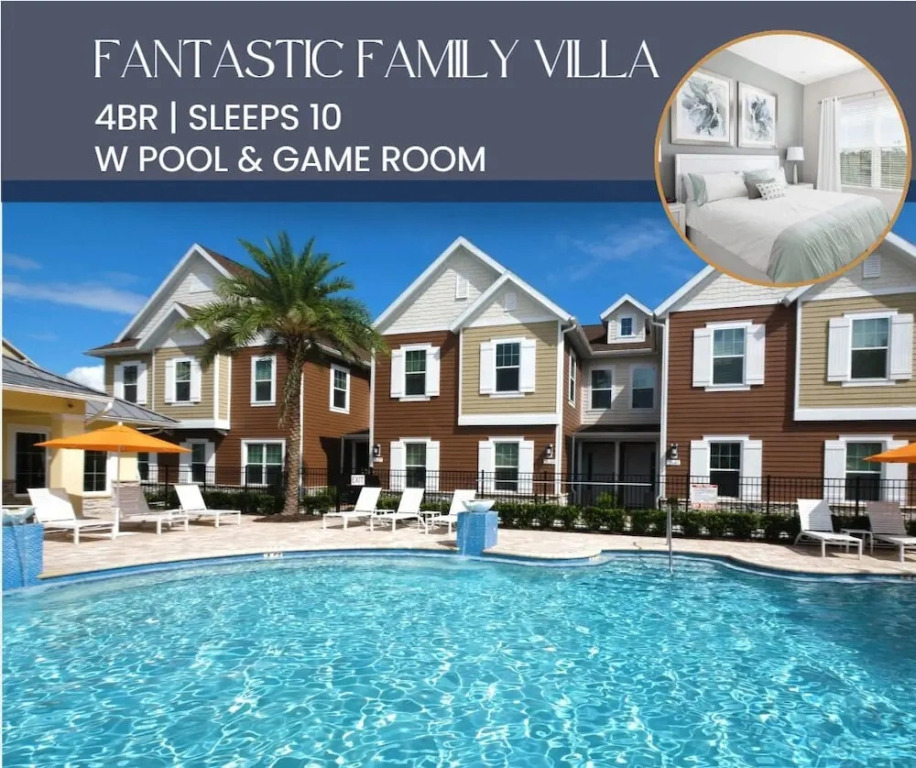 Fantastic Family Villa 113 - 5min From Disney