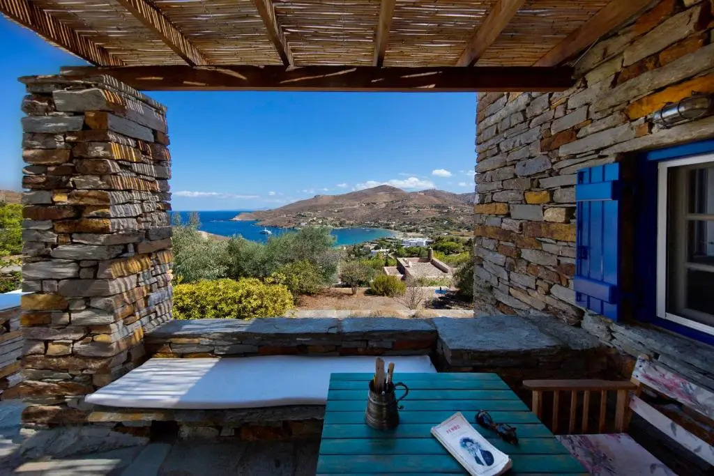 Stone house with a magical view