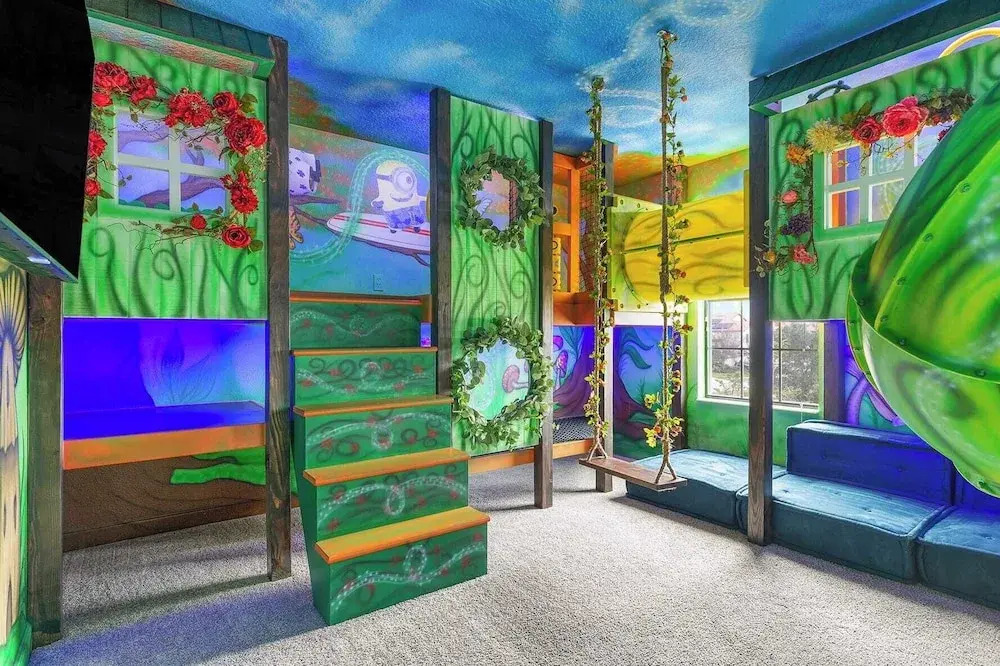 Sleeps 16! 8bdr Kid Haven w/ Pool & Arcade Orlando Resort Retreat by Avantstay