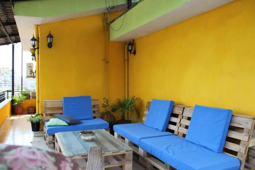 Cozy big apartment with balcony