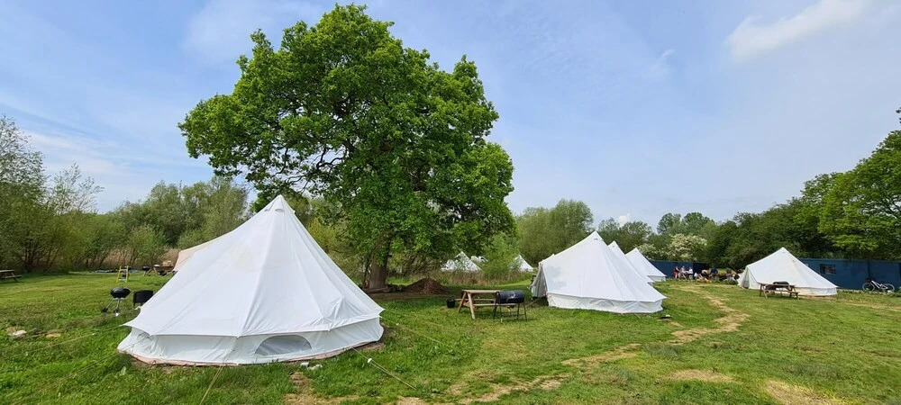 8 Meter Bell Tent - Up to 12 Persons Glamping