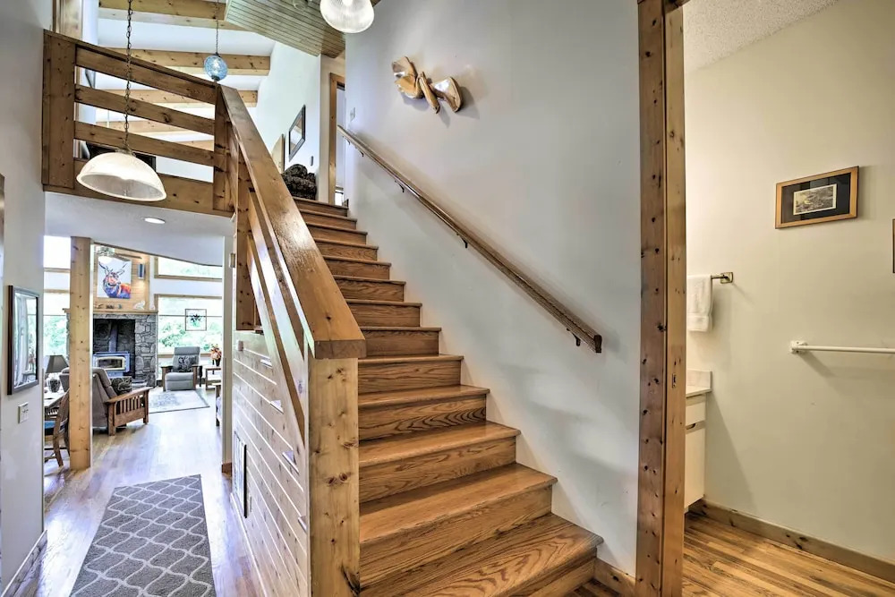 Mountain Views & Deck: Spacious Bryson City Home!
