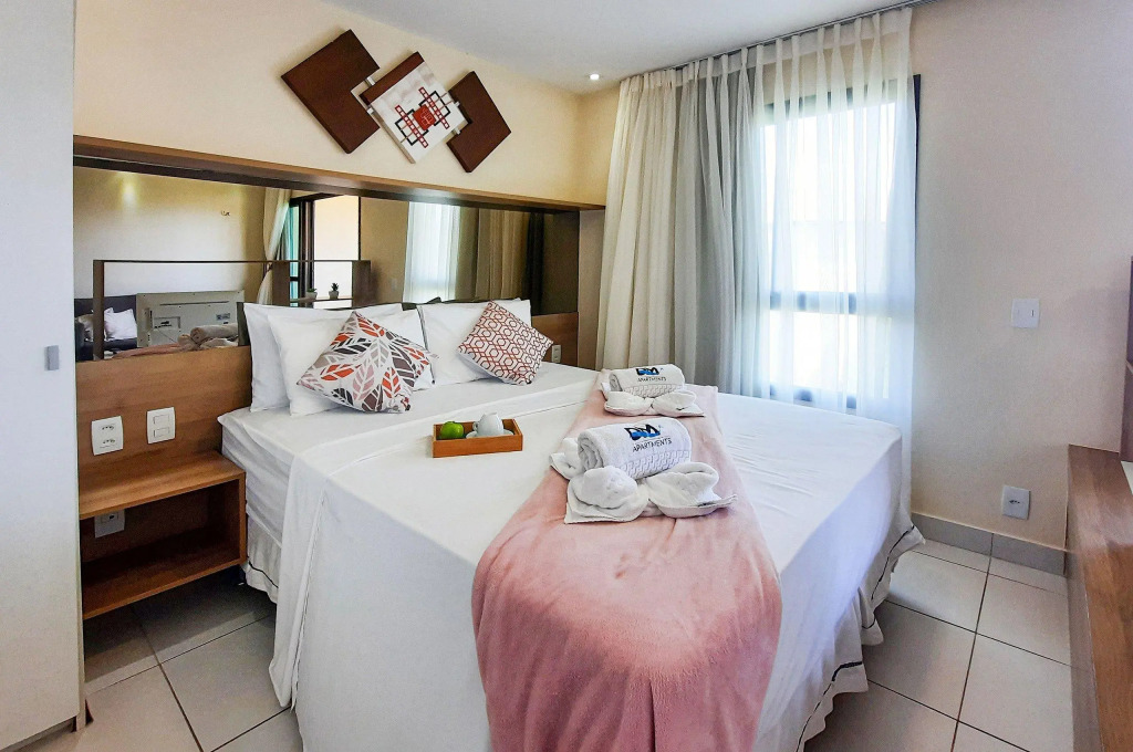 VG Sun Cumbuco Flat 4 Pessoas WiFi Lava e Seca