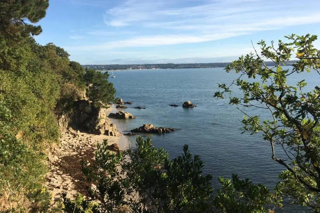Beg-Meil 200 m plage et sentiers T2 avec terrasse