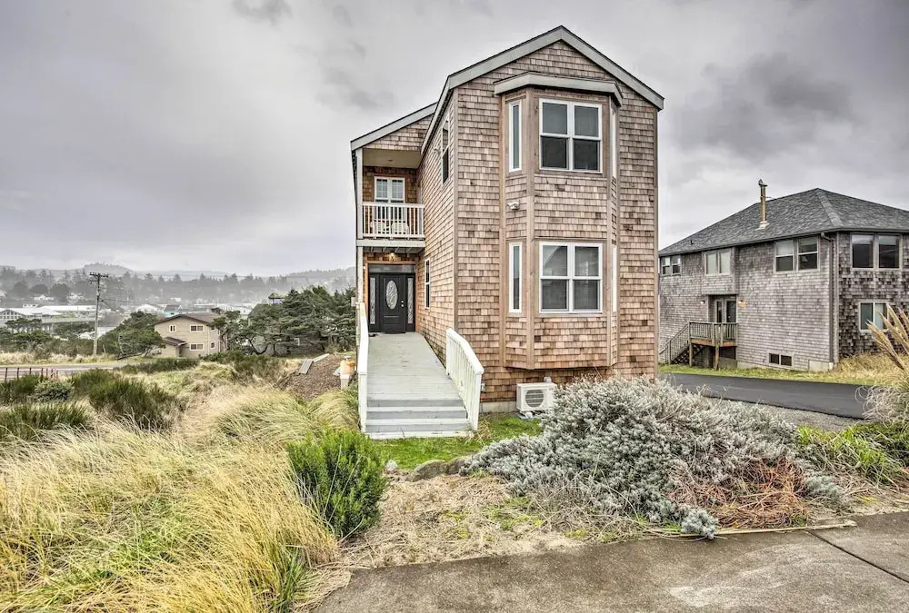 Walk to Beach: Pacific City Home w/ Bay Views!