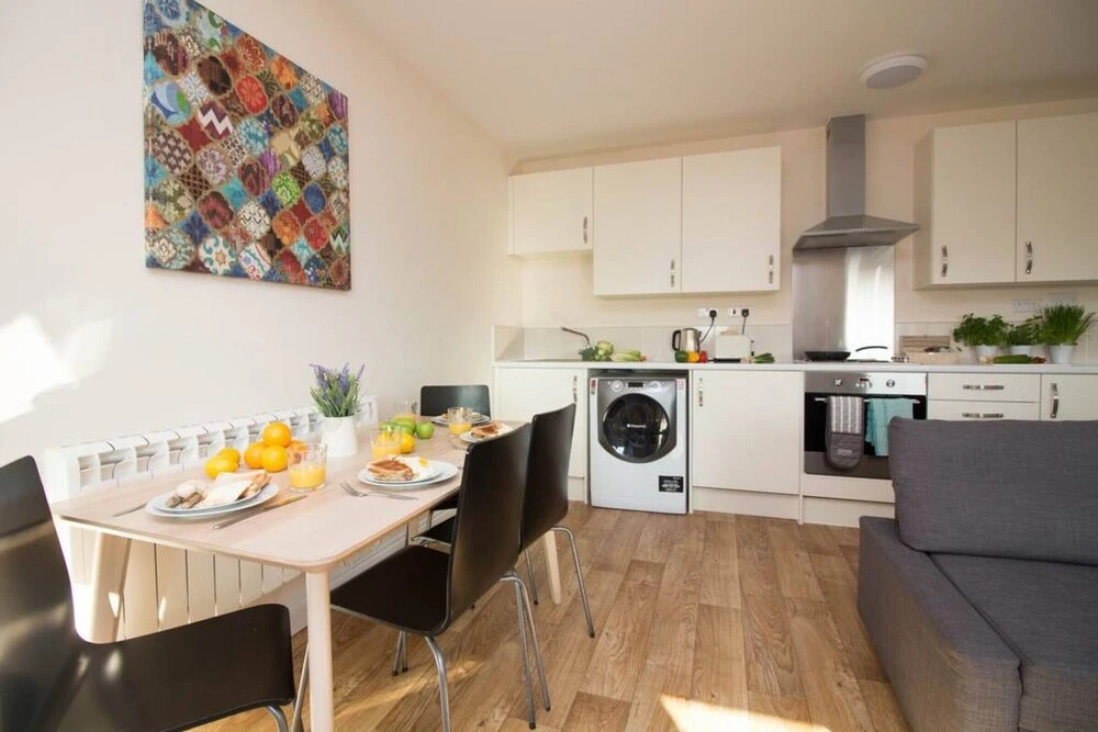 Stayzo Castle Penthouse 17 - A Clean Fresh Modern Apartment With Free Wi-fi