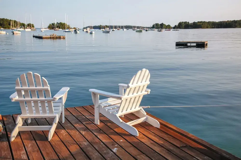 'heron Cottage' on Casco Bay w/ Deck & Boat Dock!