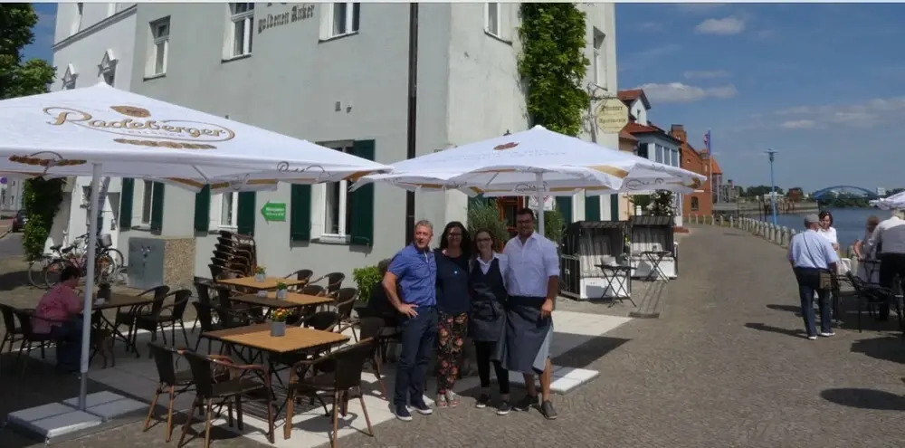 Pension zum goldenen Anker direkt an der Elbe