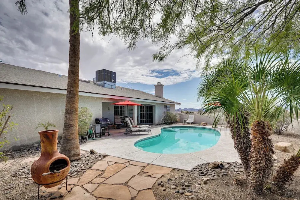 Views & Fenced Yard: Lake Havasu City Home!