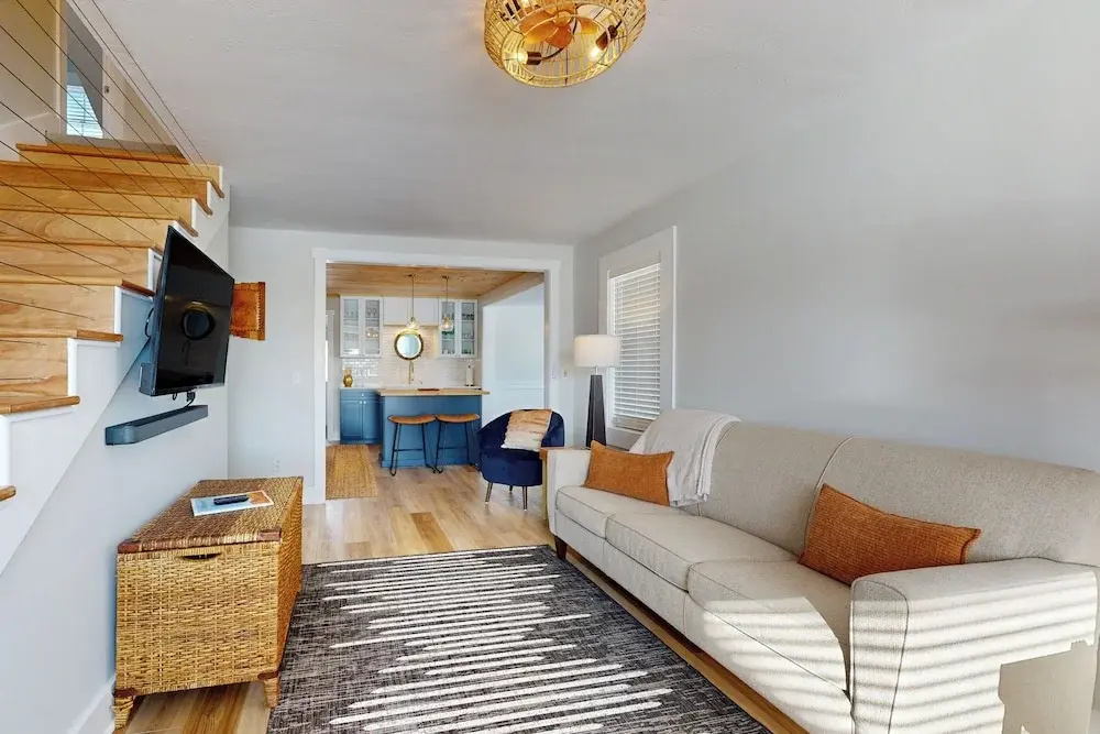 Walk to Downtown & Beach! Water-view Home