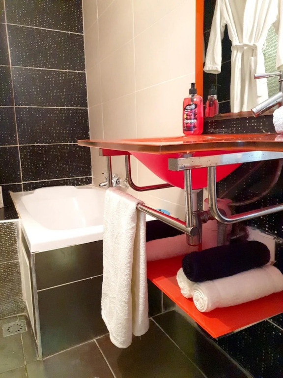 Apartment with One Bedroom in Tanger, with Wonderful Sea View, Pool Access And Furnished Balcony - 50 M From the Beach