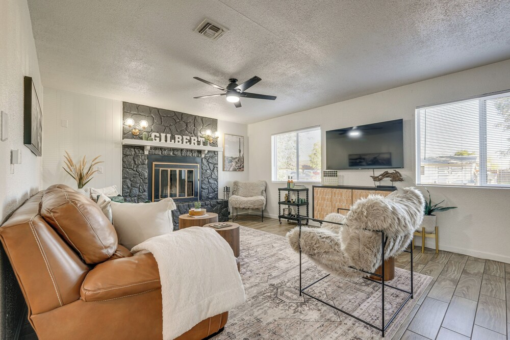 Easy Walk to Dtwn Gilbert, Family-friendly Oasis!
