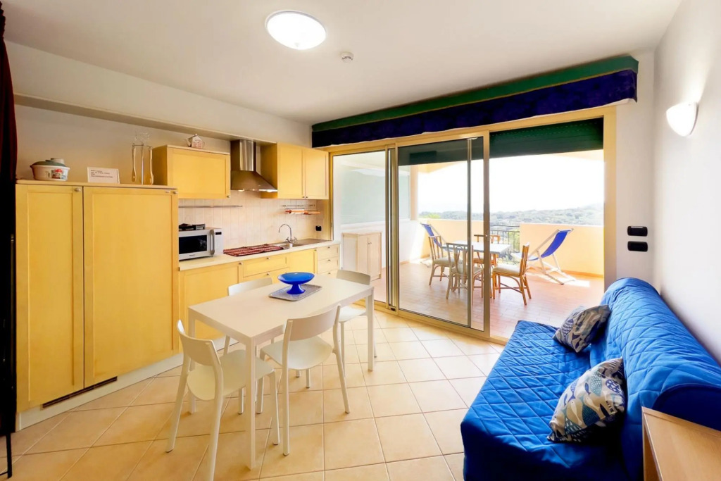 Verde blu 714 studio with terrace overlooking the sea and pool-VERDE BLU 714