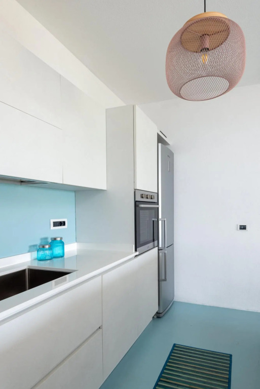 It consists of a large living room with comfortable sofa bed for 2 persons, two double bedrooms with-S'ABBA DI SU