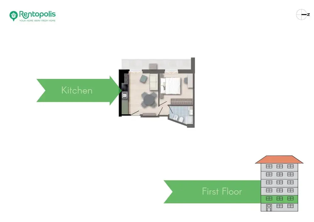 Varanini - Modern 1 bdr Apartment Loreto Area
