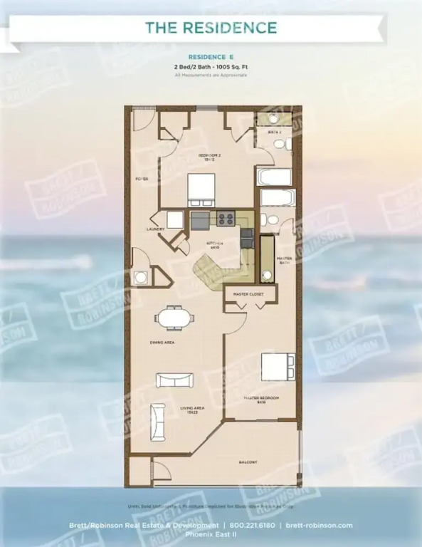 Phoenix East 2 2064 2 Bedroom Condo