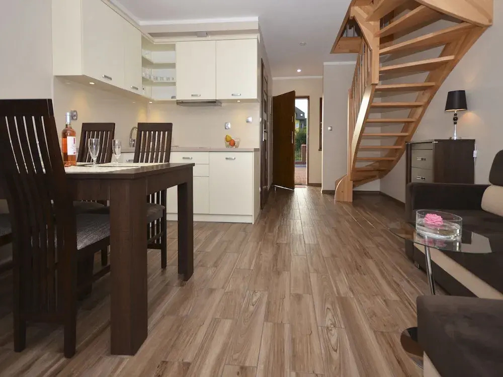 Duplex Apartments 300 m From the Sea. Living Room, 2 Bedrooms, own Terrace