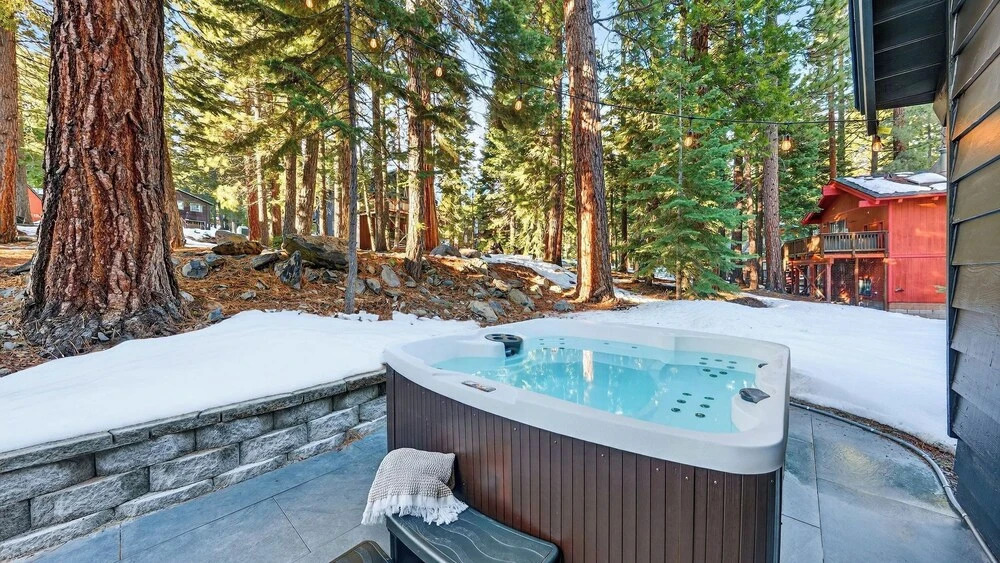 Hot Tub Firepit Loft Suite & Mins to World-class Skiing Tahoe A-frame Retreat by Avantstay