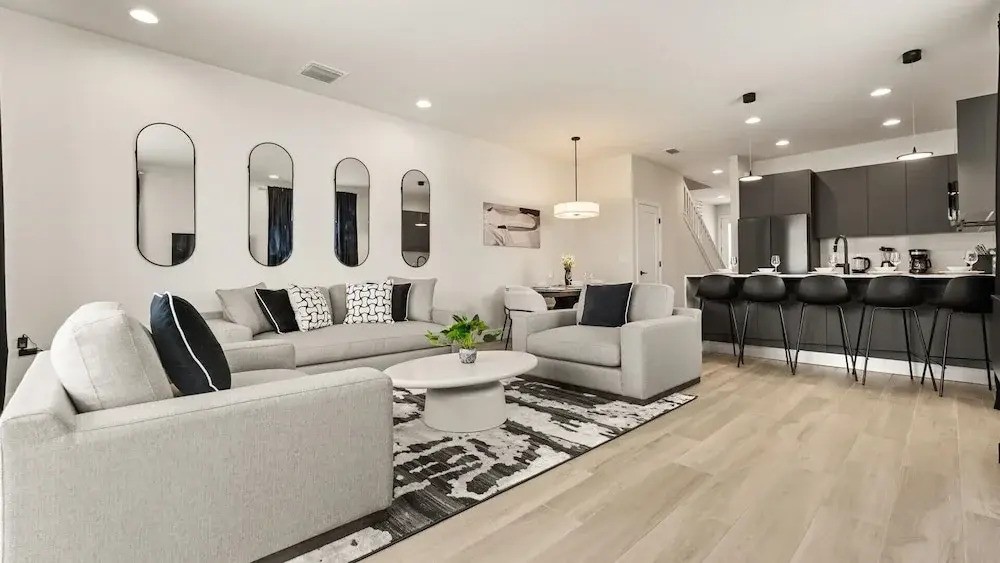 Contemporary 4BR Townhome With Pool & Themed Rooms