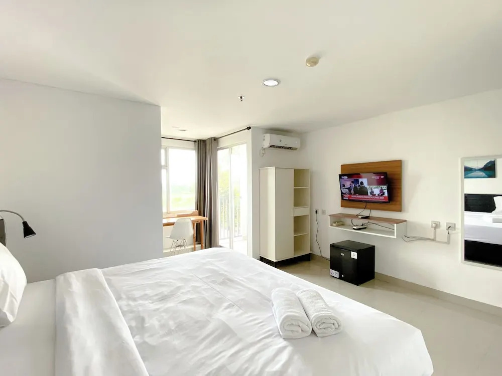 Comfy Studio With Twin Bed At Enviro Apartment