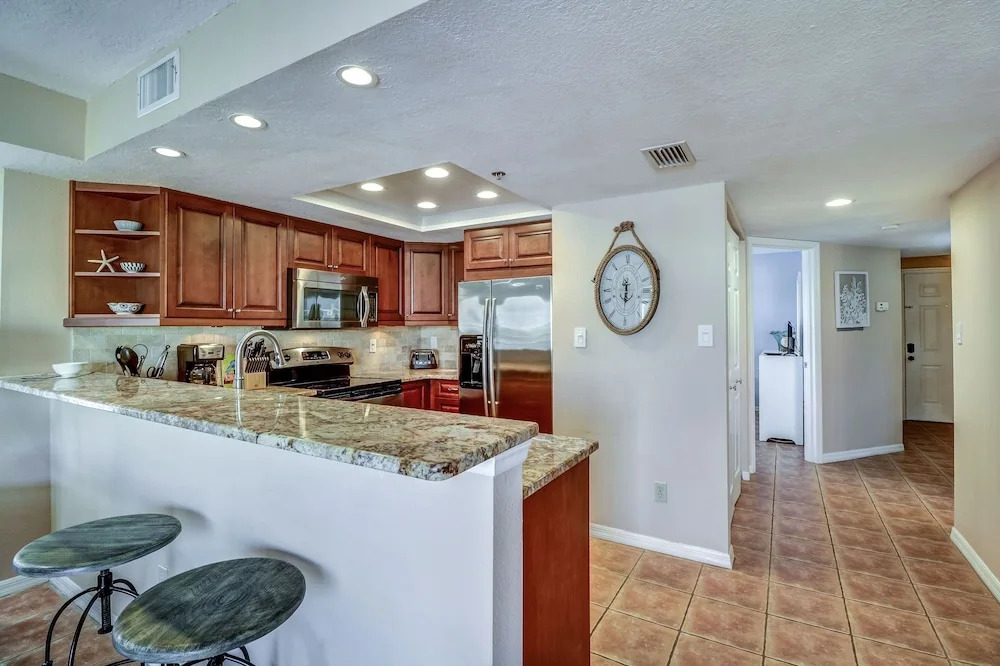 New Listing! Beachfront Perch W/ Pool & Balcony 2 Bedroom Condo