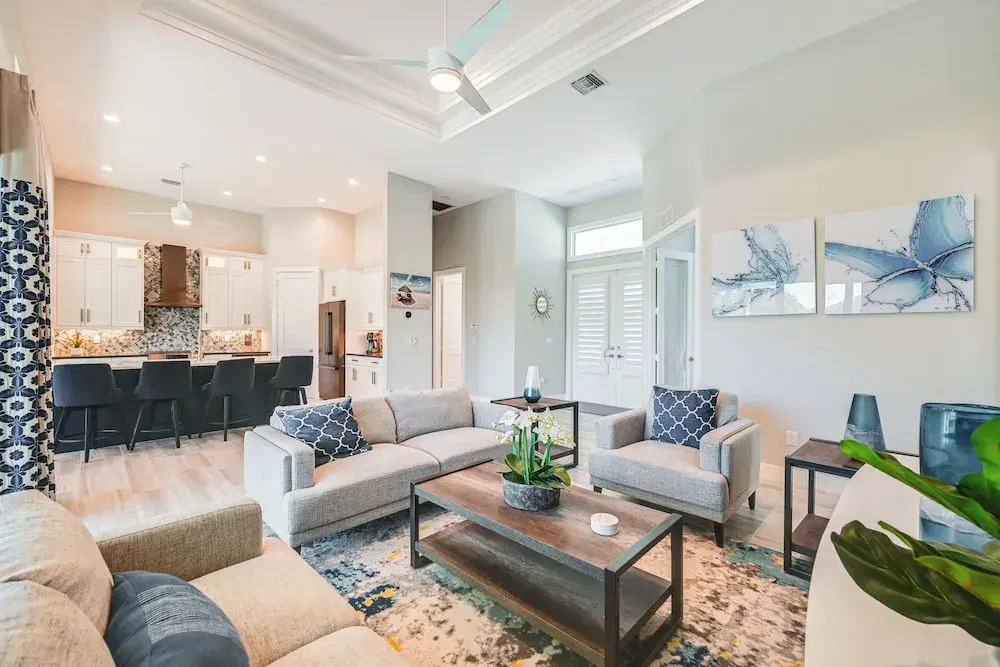 Golf, Swim & Unwind: Modern Marco Island Escape!