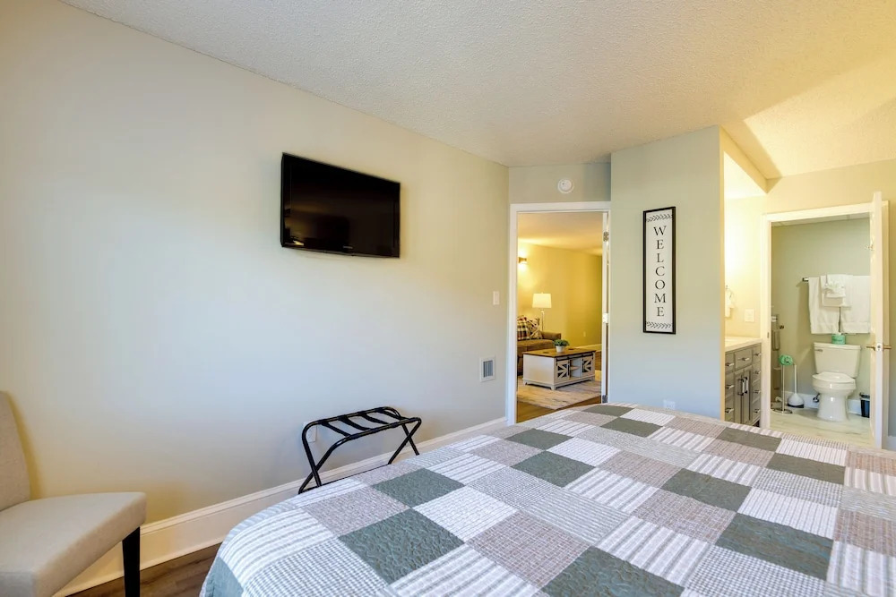 Pool, Views & Steps to Town: Chic Gatlinburg Condo