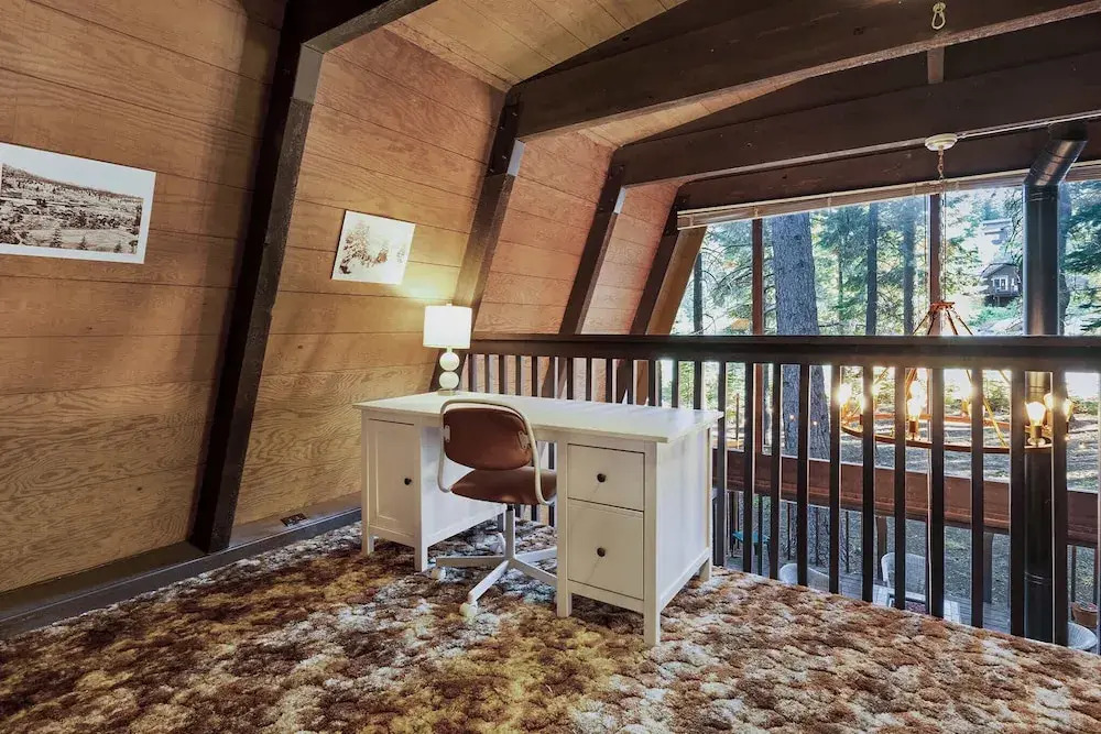 A Frame Hideaway | Floor to Ceiling Windows in the Pines