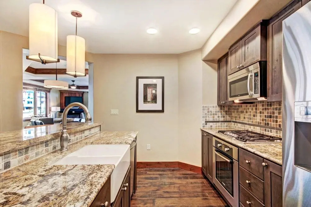 Luxury  At Base Of Peak 8, Steps From Winter Activities 2 Bedroom Condo by RedAwning