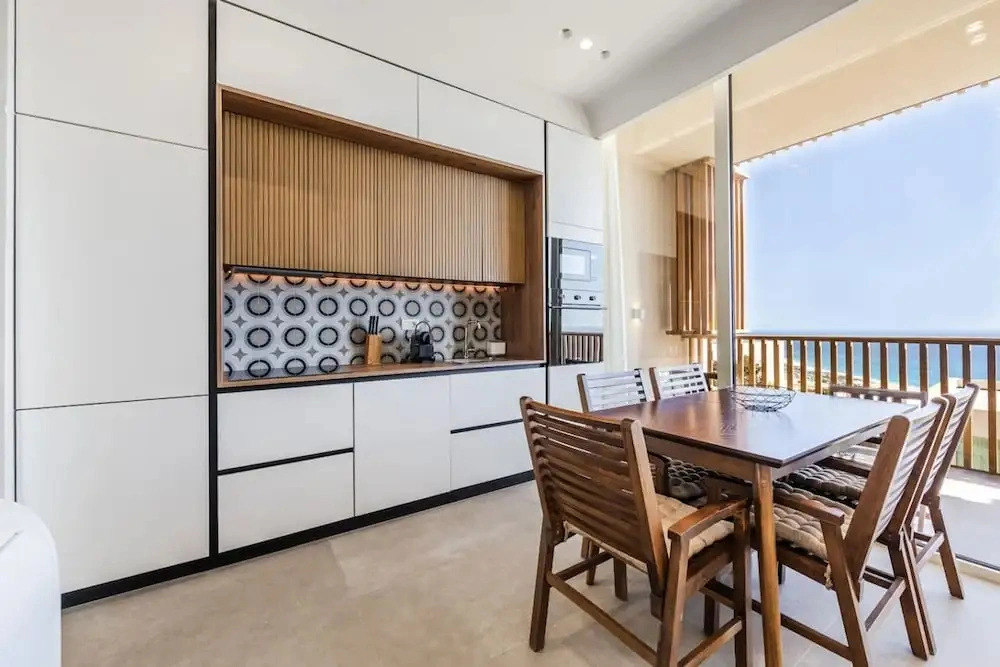 Sea View Panorama Green Coast 2BR Patio Retreat