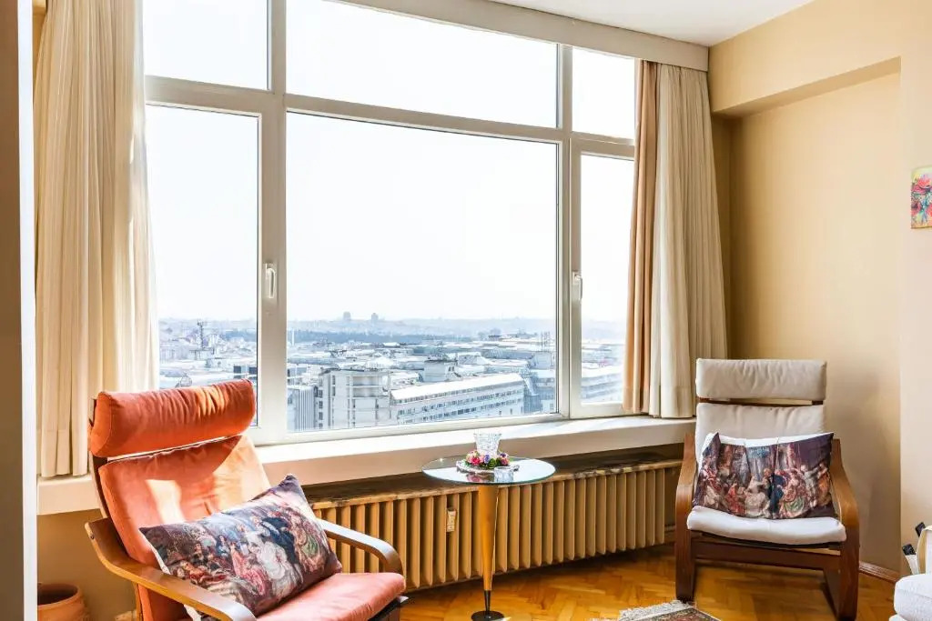 Pleasant Apartment with Impressive City View in Sisli