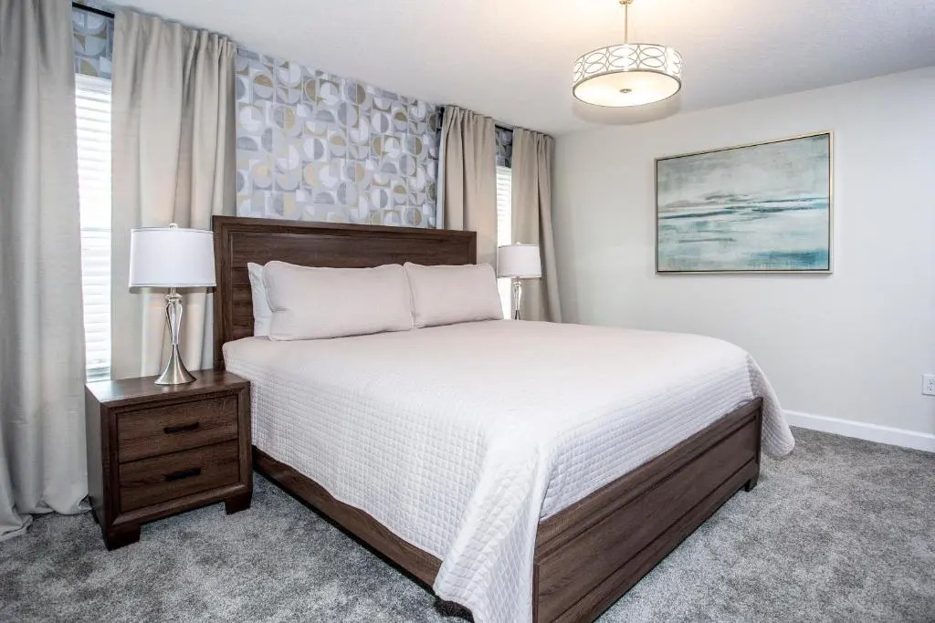 Splendid Four Bedroom Close To Disney w/ Pool 4987
