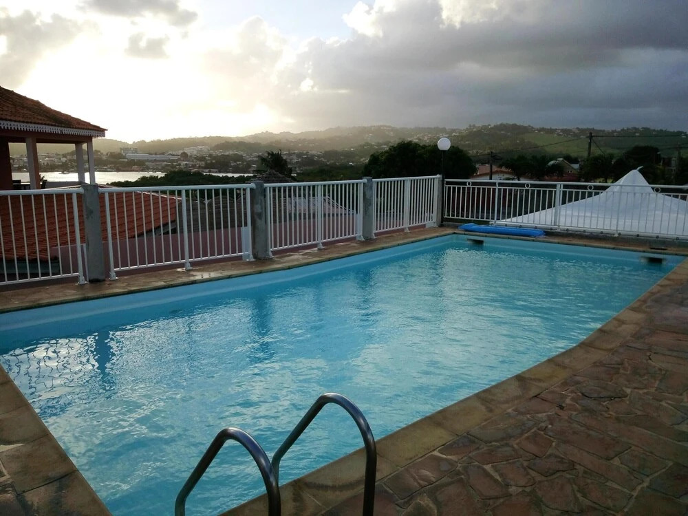 Apartment With 2 Bedrooms in Le Robert, With Wonderful sea View, Pool