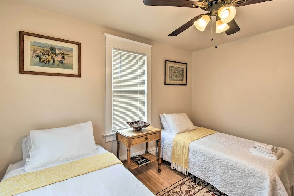 Walkable Lake Elkhart Apt: Dine, Shop, Swim!