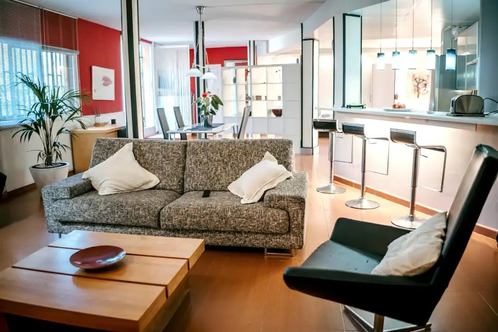 Apartment with One Bedroom in San Bartolomé de Tirajana, with Wonderful Sea View, Private Pool, Furnished Garden - 1 Km From the Beach