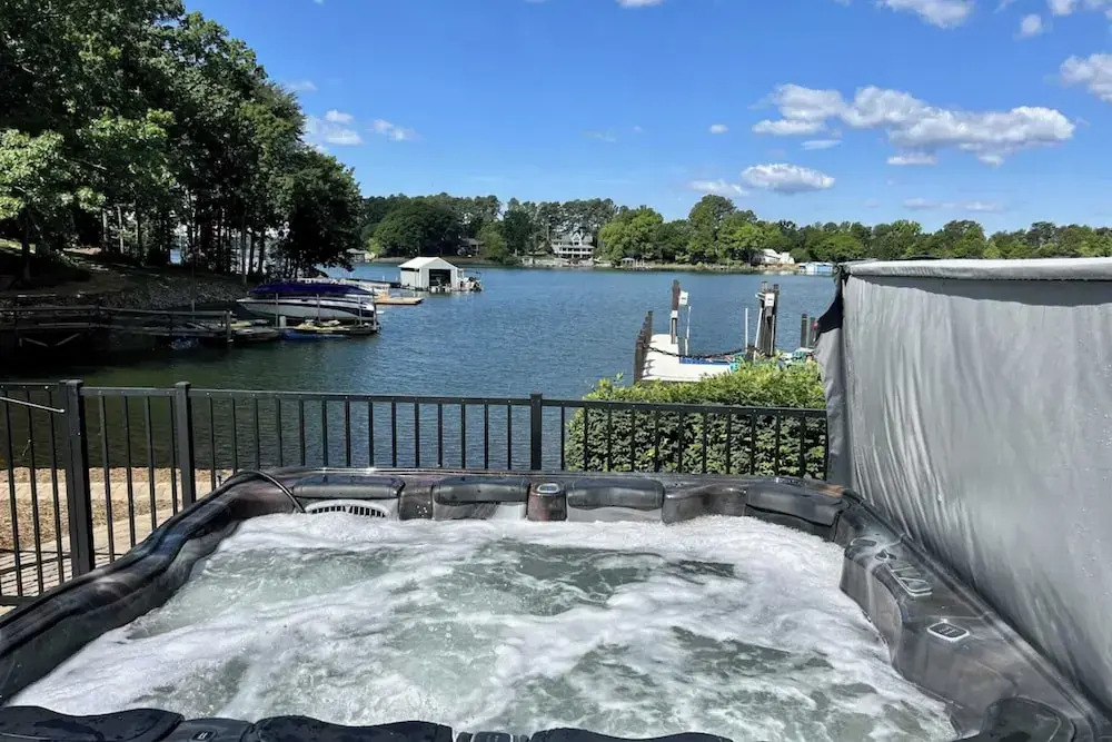 Lakefront Estate Pool + Hot Tub + Dock + Sauna Oasis at Ballycastle