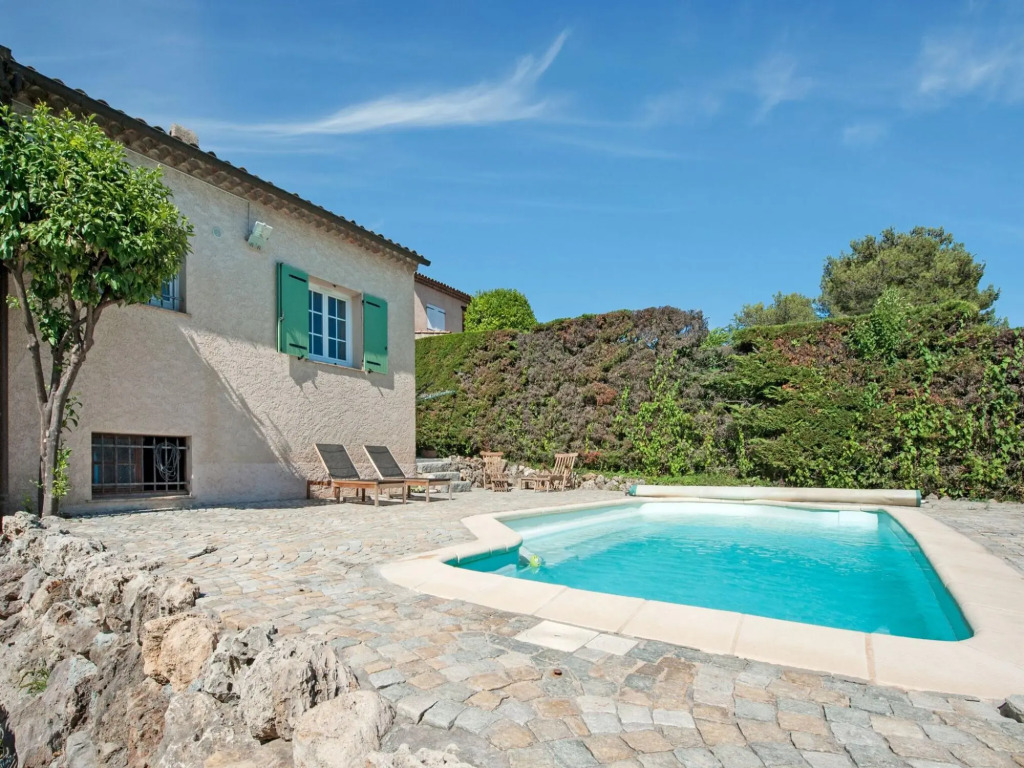 Holiday home in La Roquette sur Siane with furnished garden