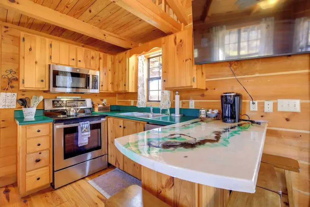 Steps to Virginia Creeper Trail: Creekside Retreat