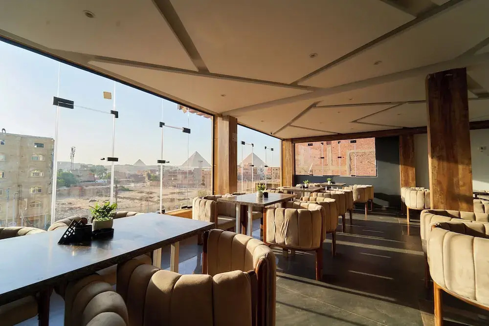 Pharaonic pyramids view
