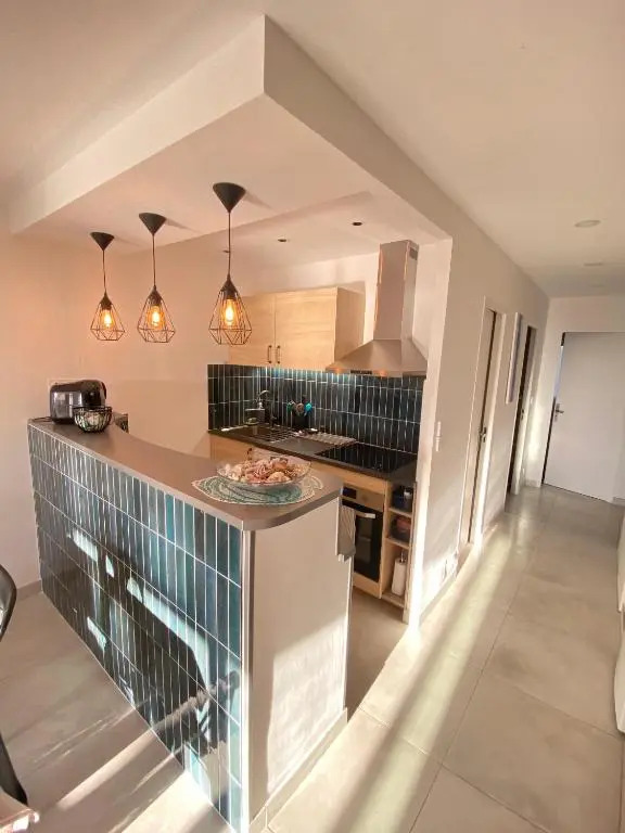 Somptueux appartement rénové en bord de mer
