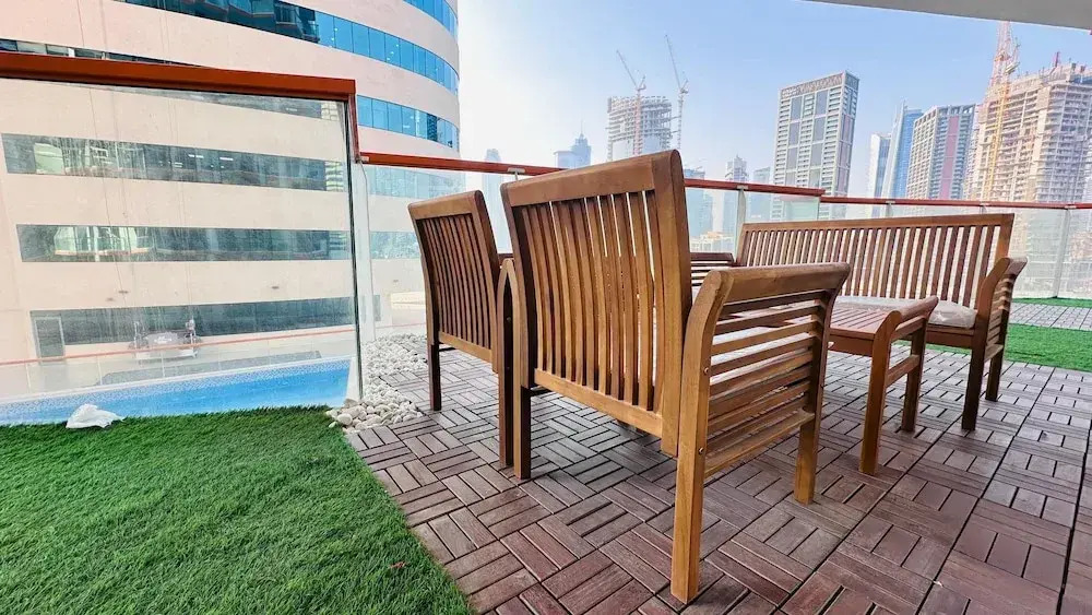 Premium 2 Bedroom with Burj Khalifa and Canal view in Millennium Binghatti Residence