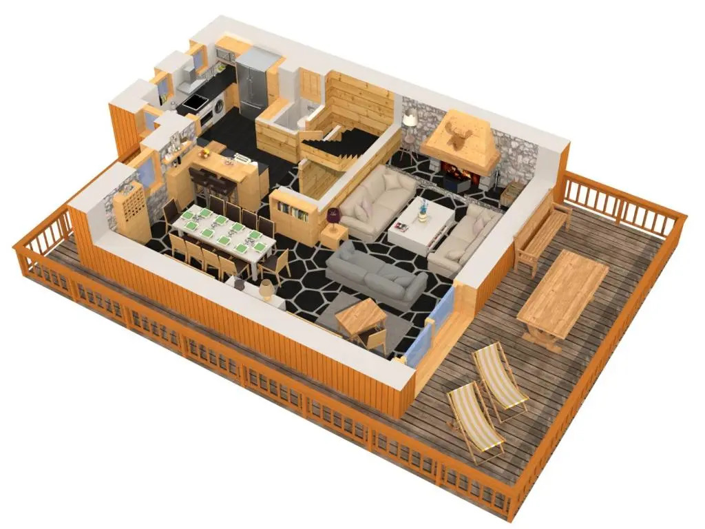Chalet familial rénové avec sauna près des pistes - FR-1-565-10