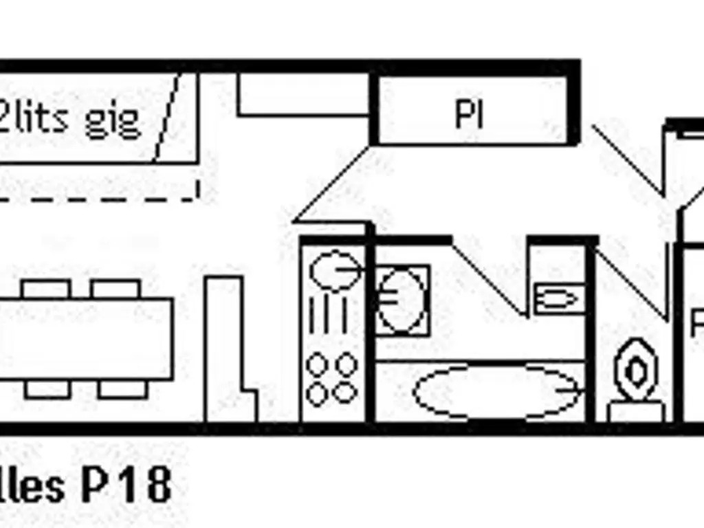 Appartement Méribel, 2 pièces, 5 personnes - FR-1-180-93