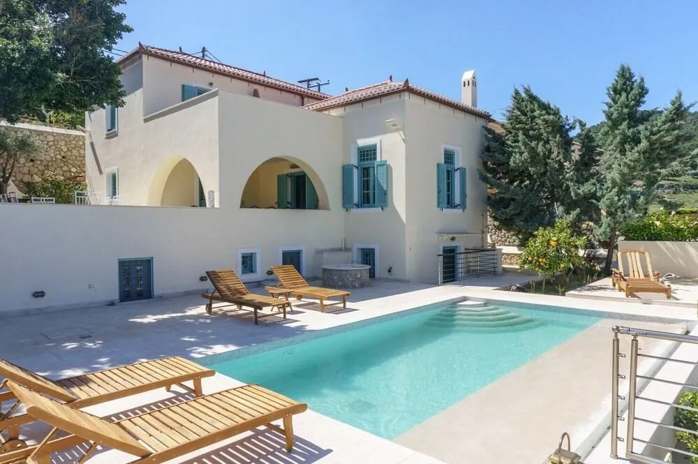 The Great Gatsby 6BR Villa Overlooking Spetses old Town