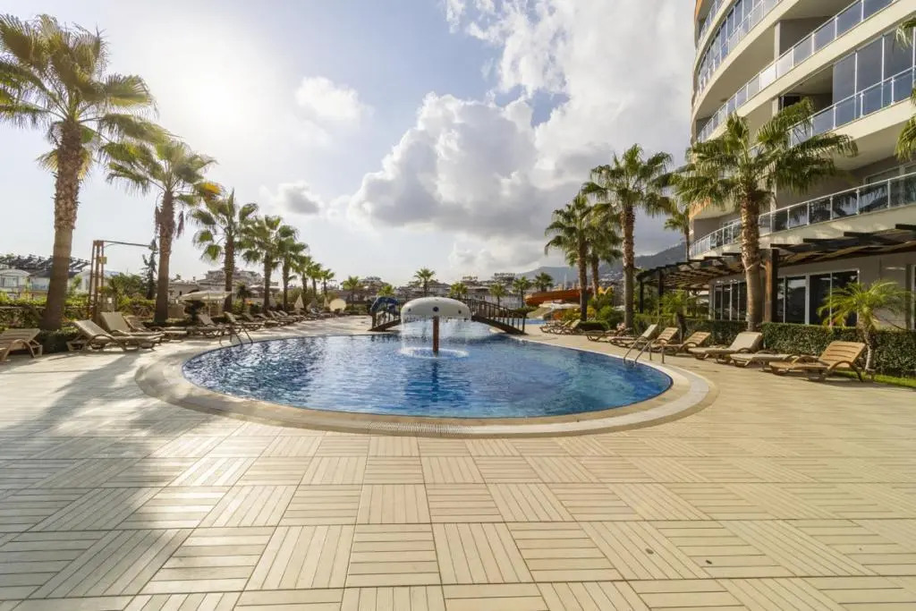 Colorful Flat with Shared Pool and Spa in Alanya