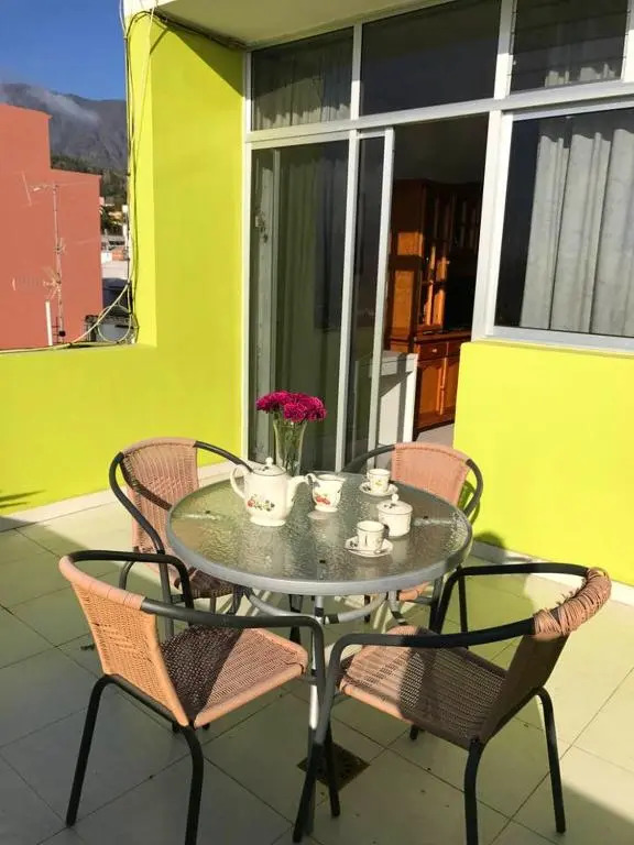 Apartment with 2 bedrooms in El Paso with wonderful mountain view balcony and WiFi 11 km from the beach