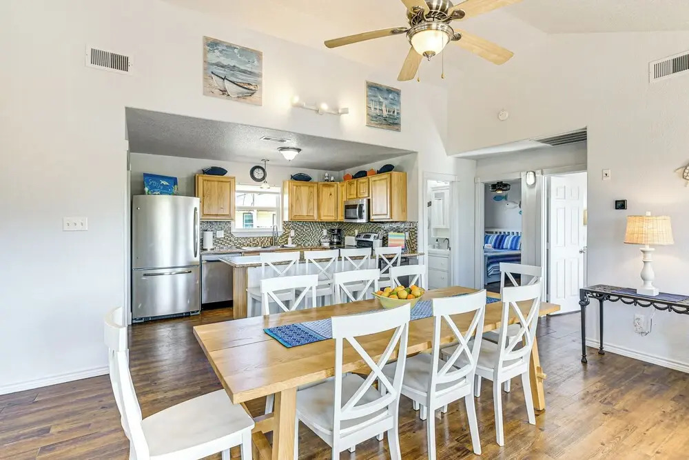 1 Block to Surfside Beach: Home w/ Gulf Views!