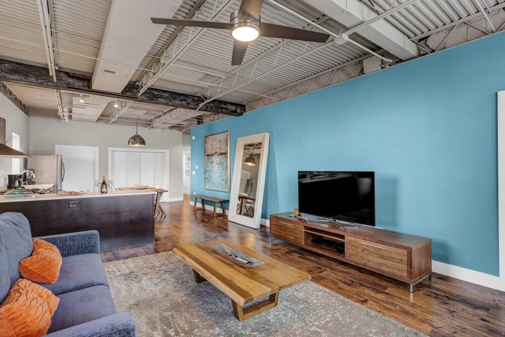 Greensboro Modern Condo with Industrial Design and Comfort of a Home