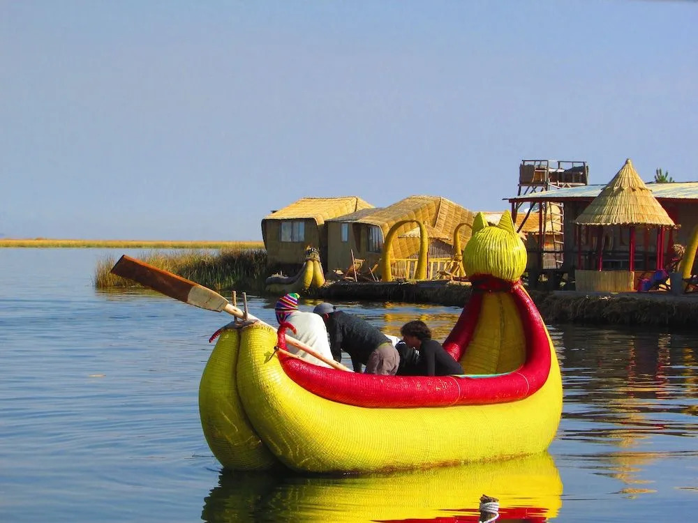 Uros Floating Home Titicaca