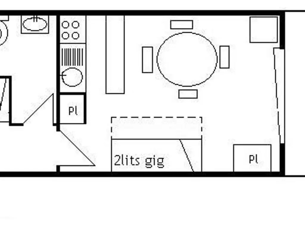 Appartement Méribel, 1 pièce, 4 personnes - FR-1-180-51